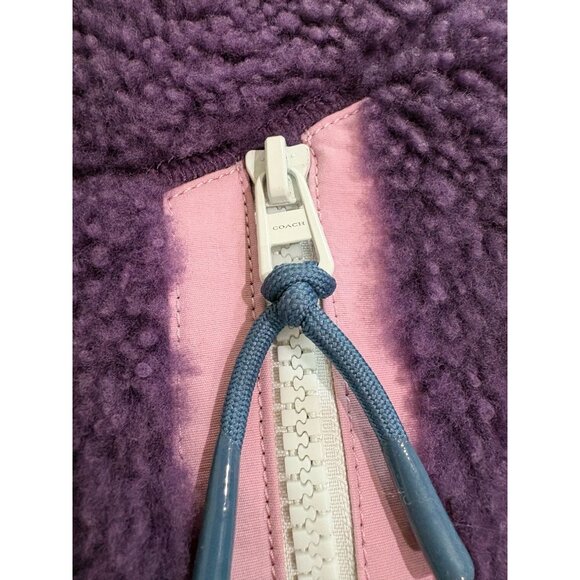 Coach Shearling Vest in Purple - Picture 5 of 6